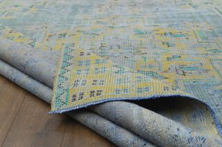 Handmade Vintage Oushak Area Rug - Thumbnail