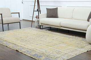 Handmade Vintage Area Anatolian Rug - Thumbnail
