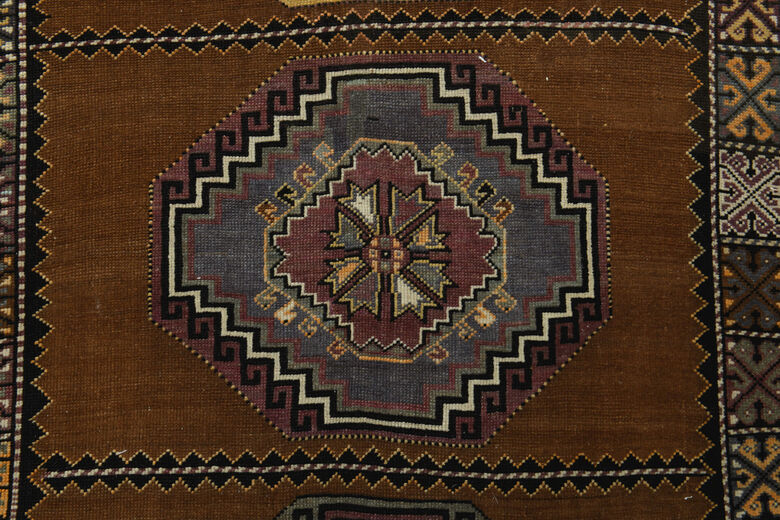 Unique Brown Vintage Area Rug