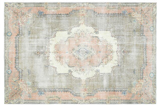 Handmade Vintage Large Area Rug - Thumbnail