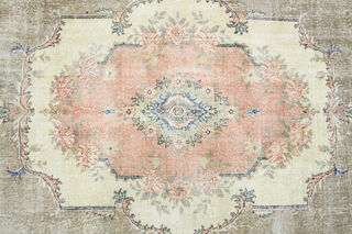 Handmade Vintage Large Area Rug - Thumbnail