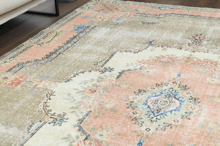 Handmade Vintage Large Area Rug - Thumbnail