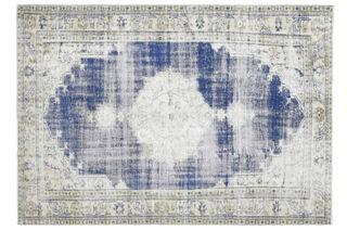 Navy Vintage Turkish Oushak Rug - Thumbnail