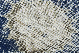 Navy Vintage Turkish Oushak Rug - Thumbnail