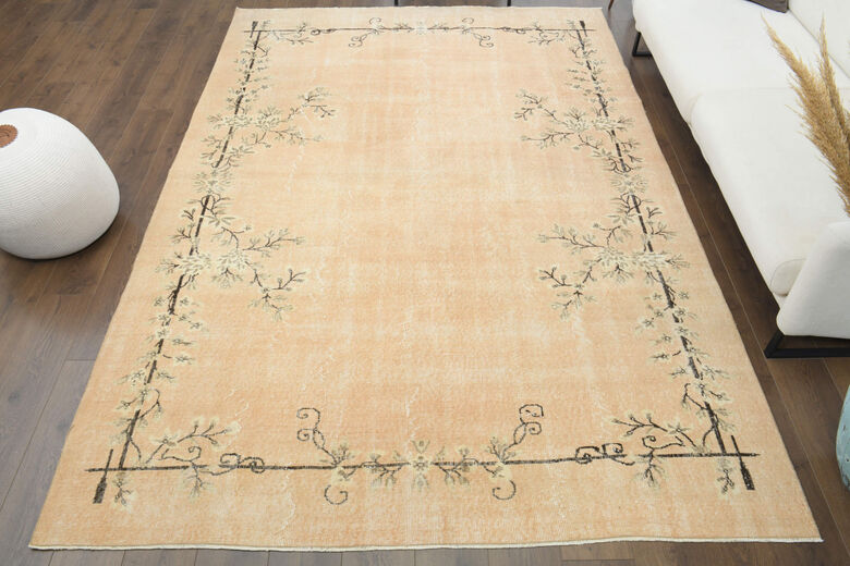 Neutral Vintage Turkish Rug