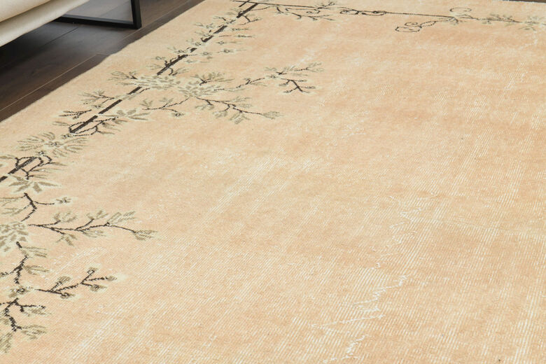 Neutral Vintage Turkish Rug