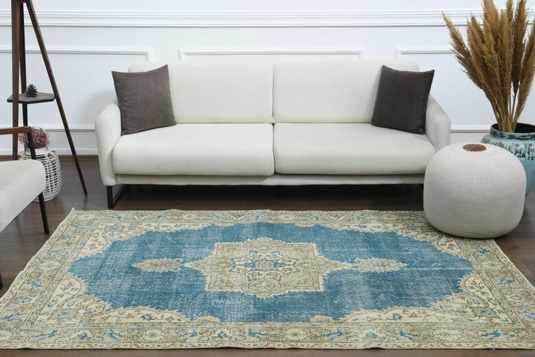 Unique Turkish Vintage Anatolian Rug