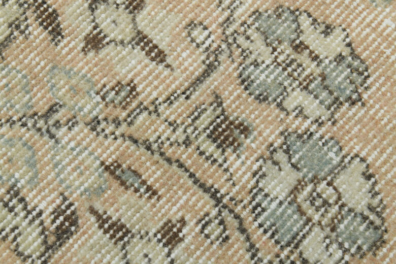 Neutral Large Turkish Vintage Rug