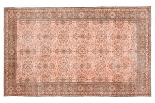 Floral Vintage Turkish Rug - Thumbnail