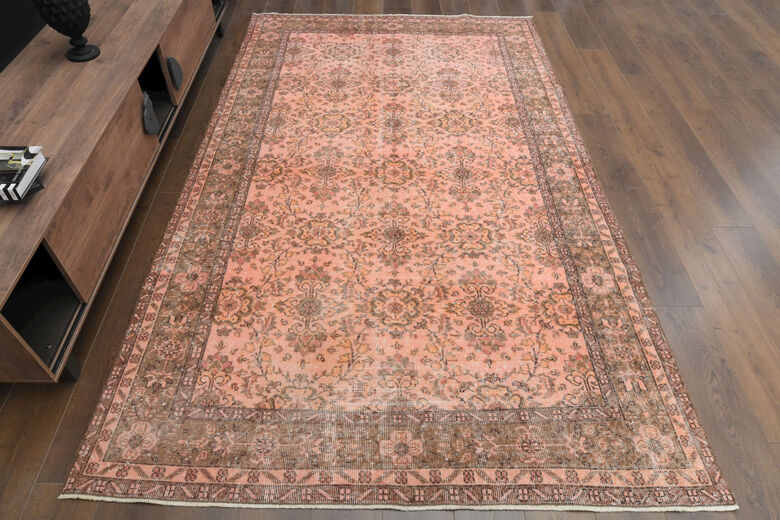 Floral Vintage Turkish Rug