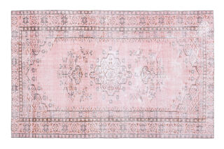  Large Vintage Oushak Rug - Thumbnail