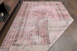  Large Vintage Oushak Rug - Thumbnail