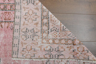  Large Vintage Oushak Rug - Thumbnail