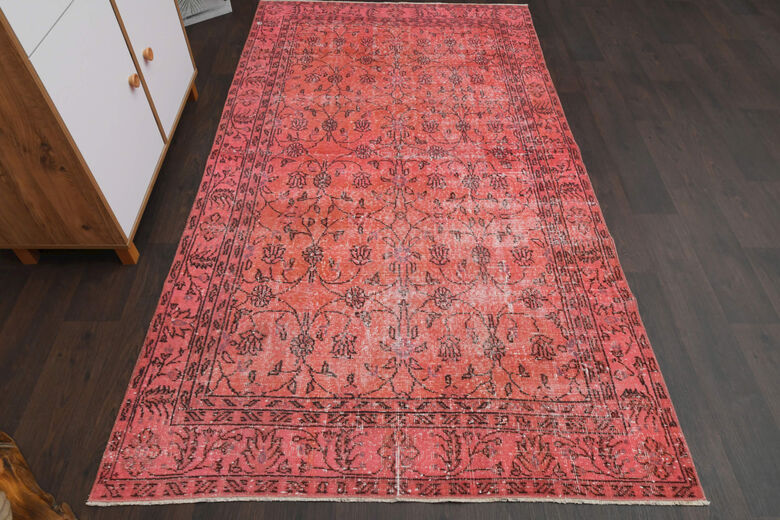 Floral Turkish Vintage Rug