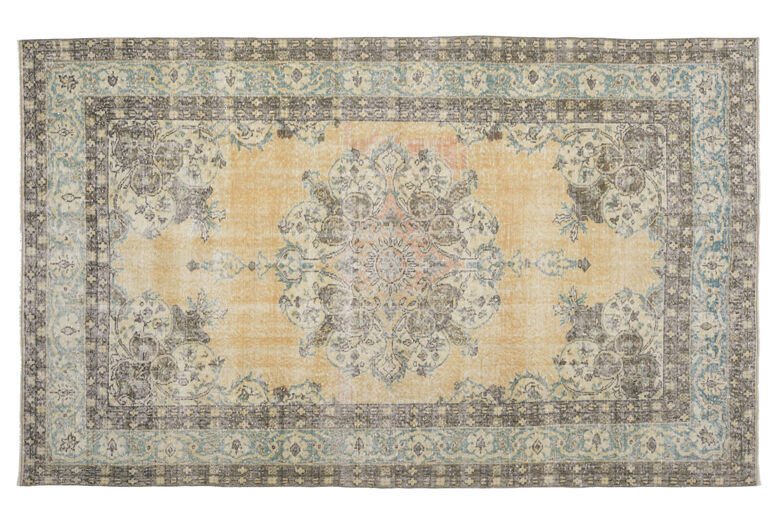 Handmade Vintage Turkish Rug