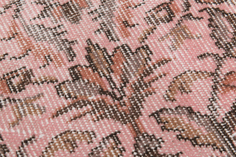 Floral Vintage Turkish Hereke Rug