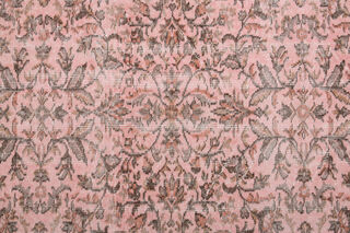 Floral Vintage Turkish Hereke Rug - Thumbnail