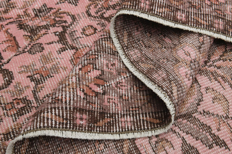 Floral Vintage Turkish Hereke Rug