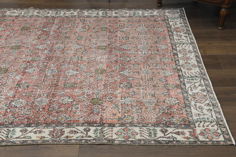 Handmade Vintage Large Area Rug