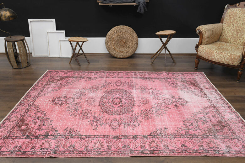 Unique Turkish Vintage Rug