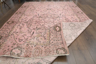 Handmade Vintage Large Area Rug - Thumbnail