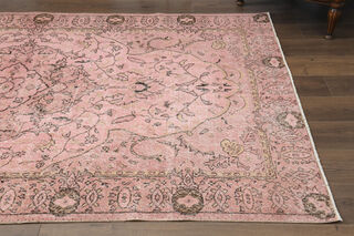 Handmade Vintage Large Area Rug - Thumbnail