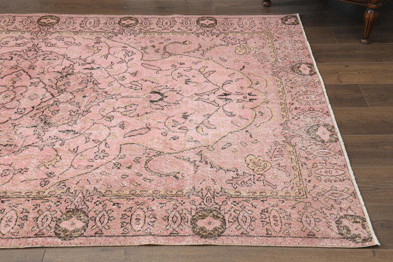 Handmade Vintage Large Area Rug