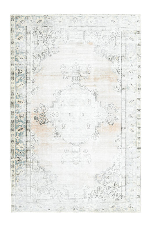 Faded Orange Area Rug