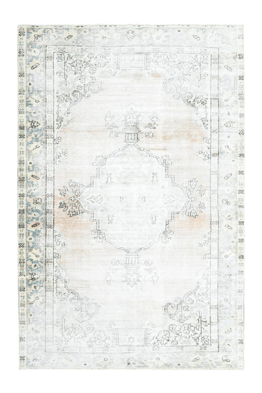 Faded Orange Area Anatolian Rug
