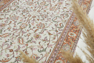 Handmade Vintage Large Area Rug - Thumbnail