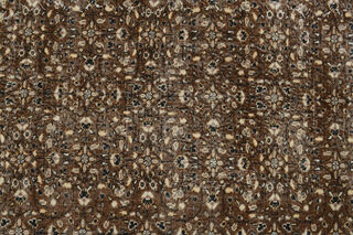 Antique Brown Beige Rug - Thumbnail