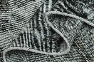 Distressed Black Gray Anatolian Rug - Thumbnail