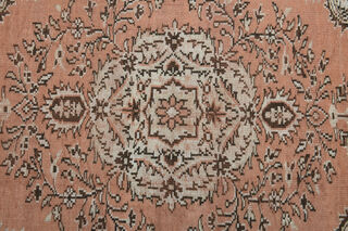 Handmade Orange Beige Rug - Thumbnail