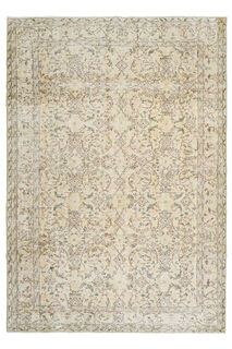 Floral Beige Brown Rug - Thumbnail