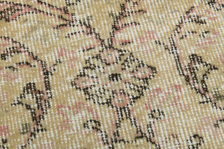 Floral Beige Brown Rug - Thumbnail