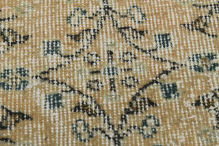 Antique Brown Beige Rug - Thumbnail