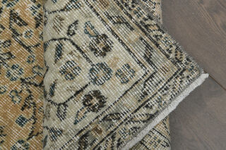 Antique Brown Beige Rug - Thumbnail