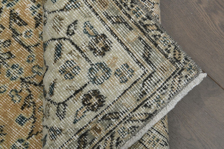 Antique Brown Beige Rug