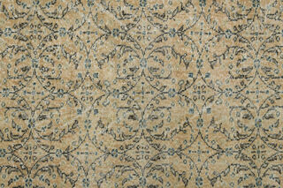 Antique Brown Beige Rug - Thumbnail