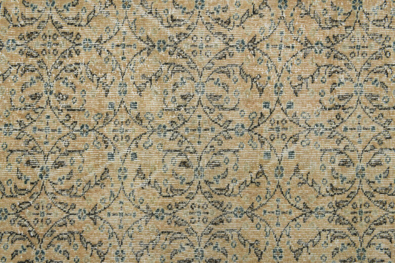 Antique Brown Beige Hereke Rug