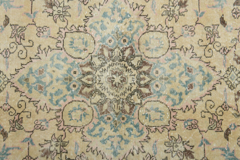 Green Blue Vintage Rug