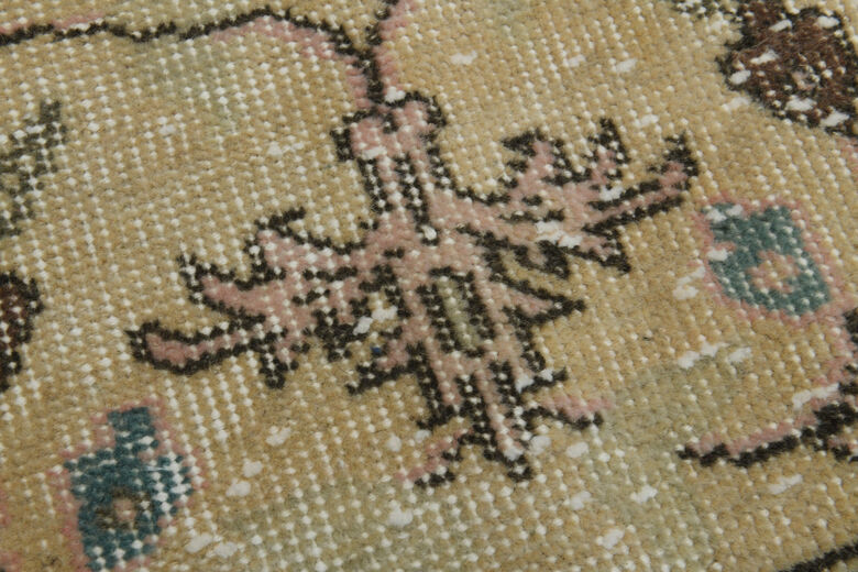 Green Blue Vintage Anatolian Rug