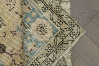 Green Blue Vintage Anatolian Rug - Thumbnail