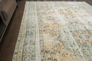 Faded Yellow Green Rug - Thumbnail