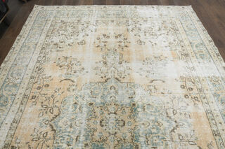 Faded Yellow Green Rug - Thumbnail