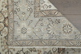 Handmade Beige Brown Rug - Thumbnail