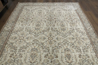 Handmade Beige Brown Rug - Thumbnail