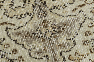 Handmade Beige Brown Rug - Thumbnail