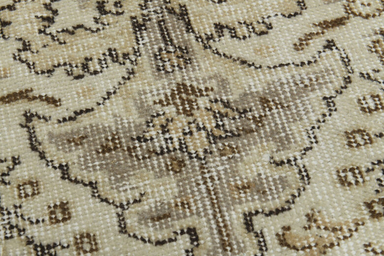 Handmade Beige Brown Anatolian Rug
