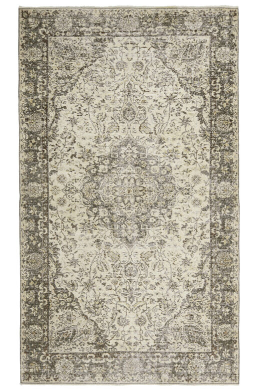 Vintage Beige Brown Rug